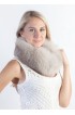 Grey fox fur headband